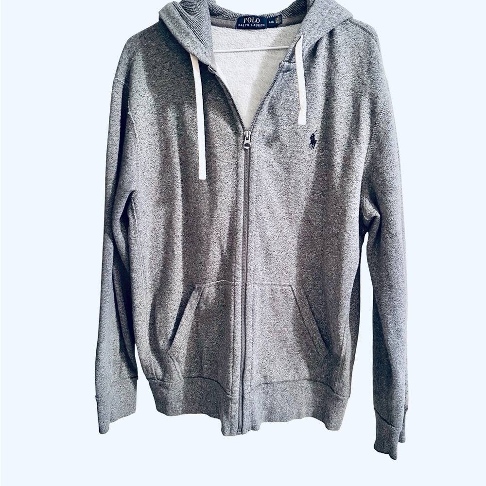 Polo by Ralph Lauren Men's Zip-Up Gray Fleece